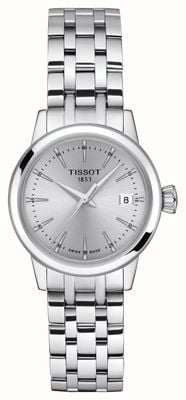 Tissot Klassieke droom voor vrouwen | zilveren wijzerplaat | roestvrijstalen armband T1292101103100