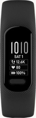 Garmin Vívosmart 5 – Fitness-Tracker (S/M), komplett schwarz 010-02645-10