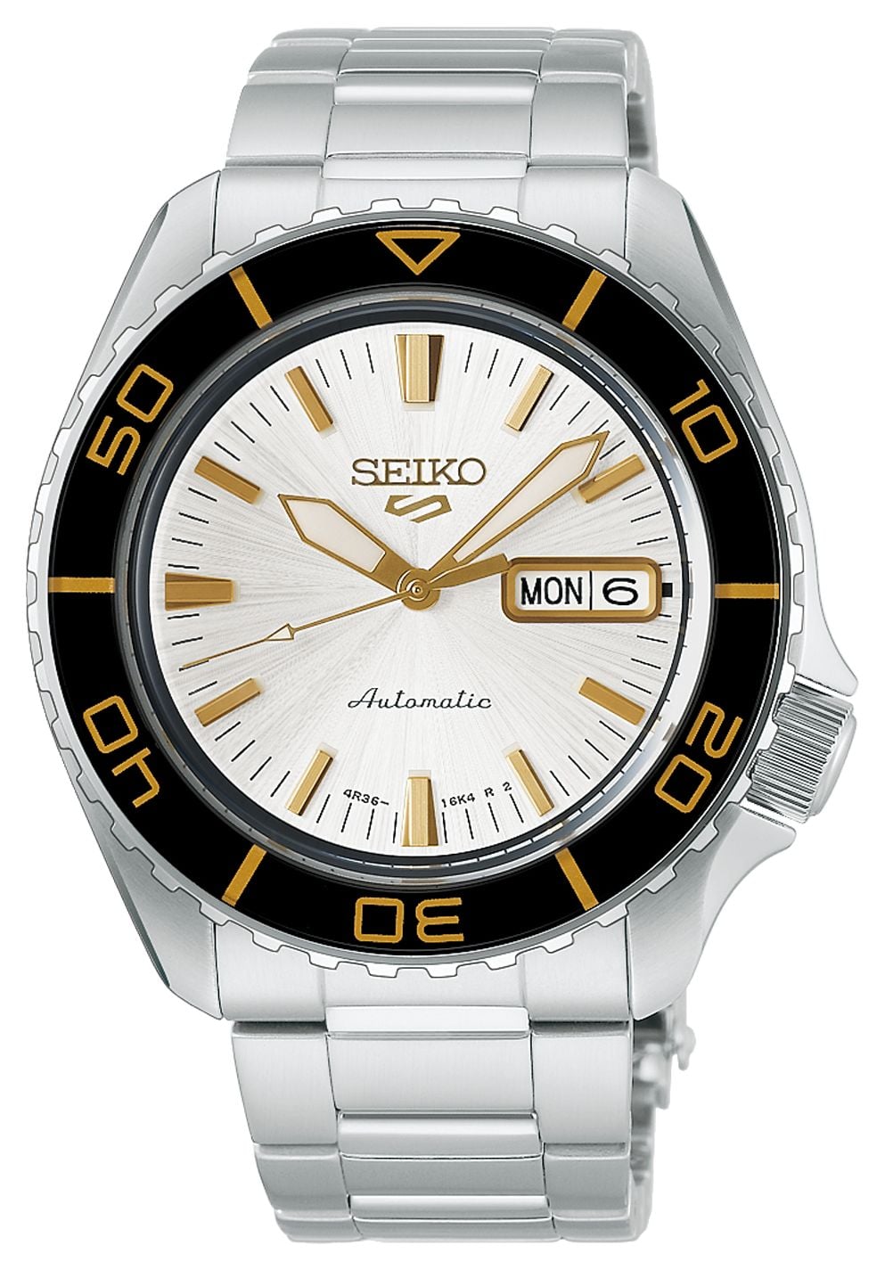 Seiko 5 sports skx snzh automatic (42,5mm) 'formal white' uhr