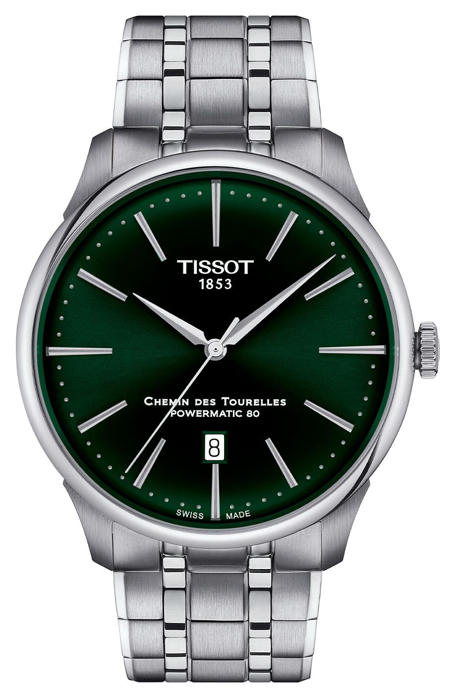 Tissot Chemin des tourelles | powermatic 80 | cadran vert | montre