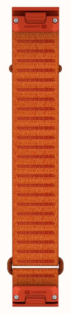 Garmin QuickFit Bands (22mm - Long) Autumn Orange ComfortFit Fabric - Strap Only 010-14507-15 - alternate view 2