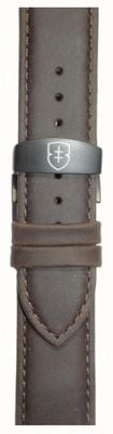 Elliot Brown Somente pulseira de couro marrom masculina de 22 mm STR-L07