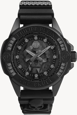 Philipp Plein THE $KULL GENDERLESS HIGH-CONIC / Black Dial | Black Strap PWNAA0322