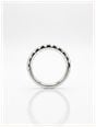 1ct Round Brilliant Cut Natural Diamonds 18ct White Gold Pavé Ring C29001E881 - vista alternativa 3