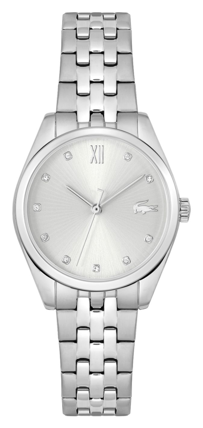 Lacoste Parisienne tuilerie quartz (30 mm) cadran argent montre