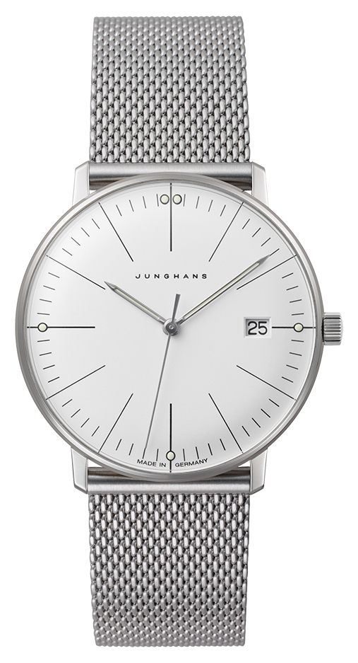Junghans Max bill dames | roestvrijstalen mesh armband | horloge