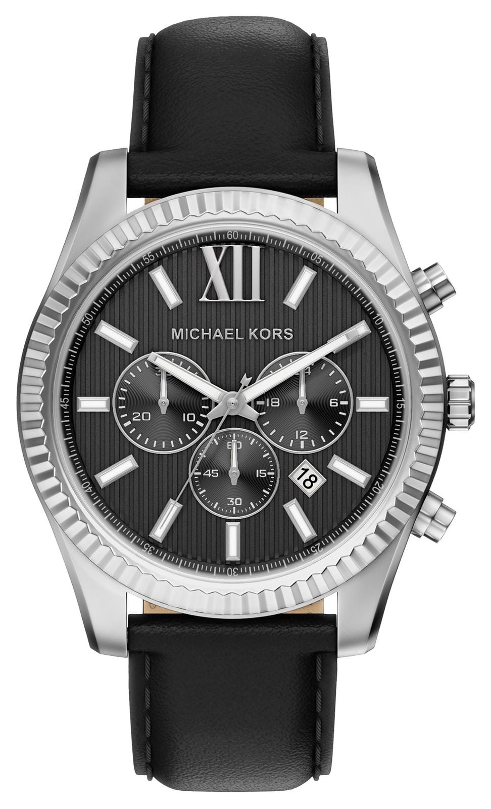 Michael Kors Chronographe Lexington (45 mm), cadran noir / montre