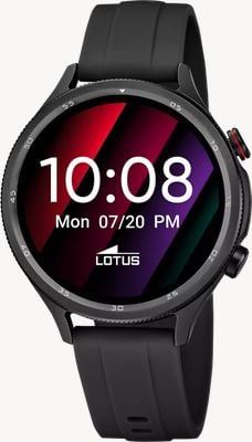 Lotus Smartime Naya Lite Smartwatch der 2. Generation (43,5 mm) mit Digitalanzeige und schwarzem Kautschukarmband 50205/1