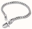 Thomas Sabo Thomas Sabo Rebel Steel Stainless Steel Box Chain Bracelet, 4.00 mm Thick, 18 cm A2250-S01-53-L18 - alternatieve weergave 2
