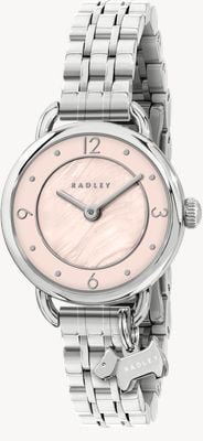 Radley Damski (26 mm) różowa tarcza z masy perłowej / bransoleta ze stali nierdzewnej RY4641