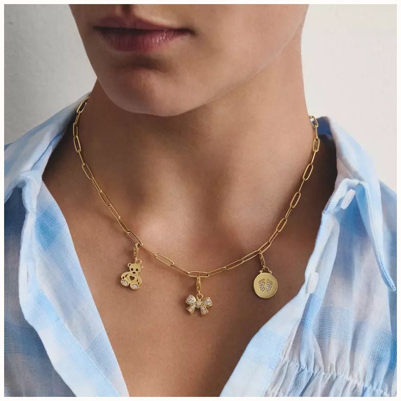 Thomas Sabo Thomas sabo Gold Plated Charm Necklace- Orignal X2092-S02-39-L45 - alternative Ansicht 3