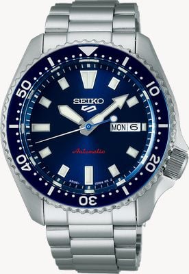 Seiko 5 Sports SKX Redux Automatic (42.5mm) Koniro Blue Dial / Stainless Steel Bracelet SRPL83K1