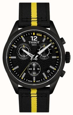 Tissot PR 100 Tour de France 2026 Special Edition (40mm) Black Dial / Black Textile & Rubber Straps T1504173705700