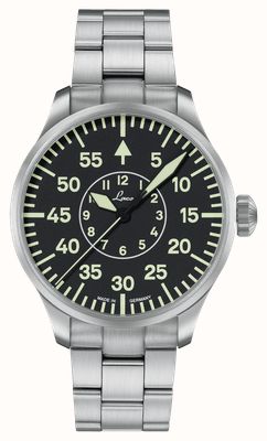 Laco Aachen Automatic (42mm) Black Dial / Stainless Steel Bracelet 861891.2