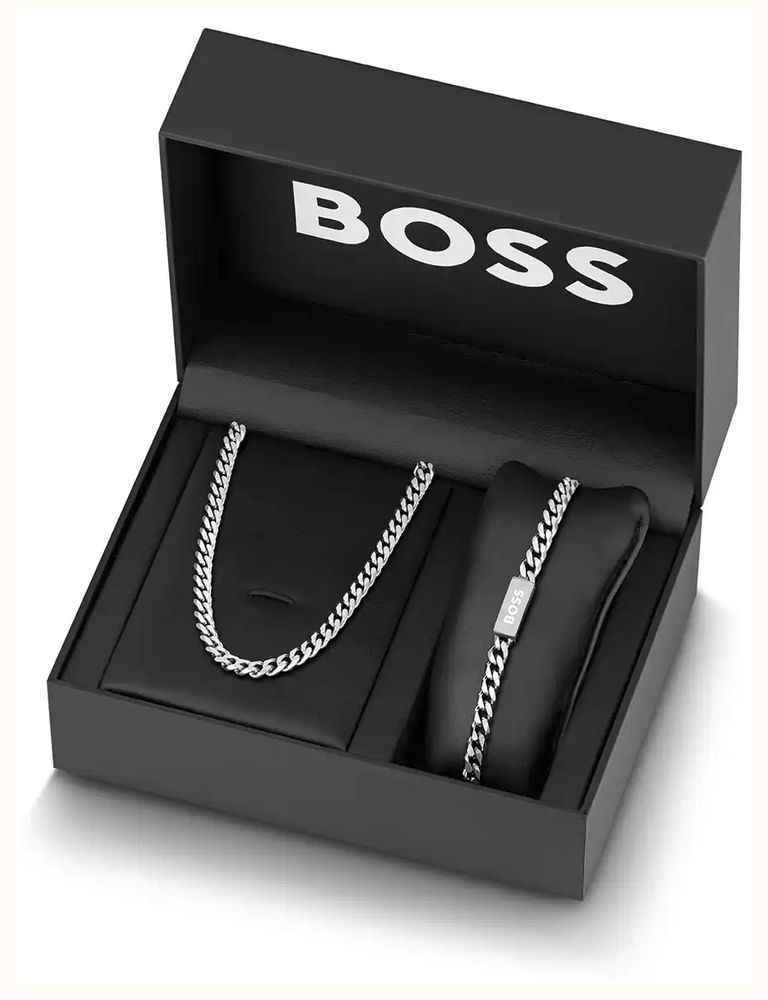 BOSS Jewellery Boss Necklace And Bracelet Gift Set 1570197 - vista alternativa 4