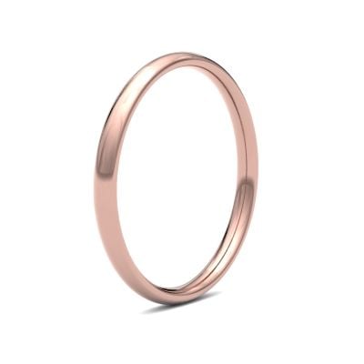 James Moore Wedding Ring | Oro rosa 18 carati | 2 mm | medio | misura tradizionale | ag_2gmc-18r AG_2GMC-18R