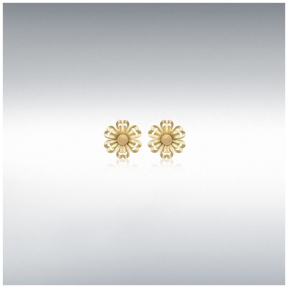 James Moore & Co 9ct Yellow Gold 7.5mm Satin and Polished ' Jewellery