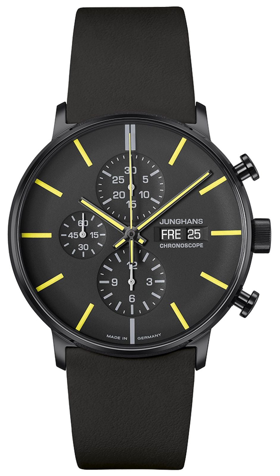 Junghans Mens Form A Chronoscope Day Date Display 27/4473.03 Watch