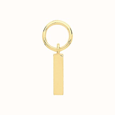 James Moore TH 9ct Yellow Gold Small Bar Earring Charm EPN005