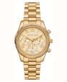 Michael Kors Michael Kors Lexington Women's Chronograph Gold Tone Dial & Gold Tone Bracelet Watch MK7672