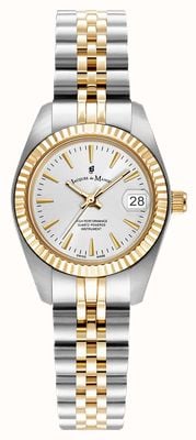Jacques Du Manoir Inspiration Classic (26mm) Silver Dial / Two-Tone Stainless Steel Bracelet JWL02101