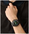 Aston Martin Aramco Formula One™ Team DWF Quartz Chronograph (43mm) Black Dial / Grey Silicone Strap MTFD2F602 - alternate view 4