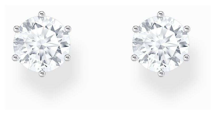 Thomas Sabo Brilliant Cut White Zirconia Sterling Silver Jewellery