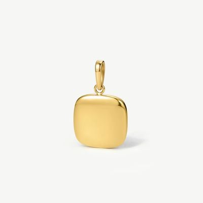 D.LOUISE Gold Tone Mindfulness Cushion Pendant CH-53