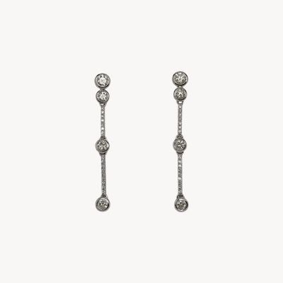 Plt Dia Drop Earrings 0.33 carat J83846