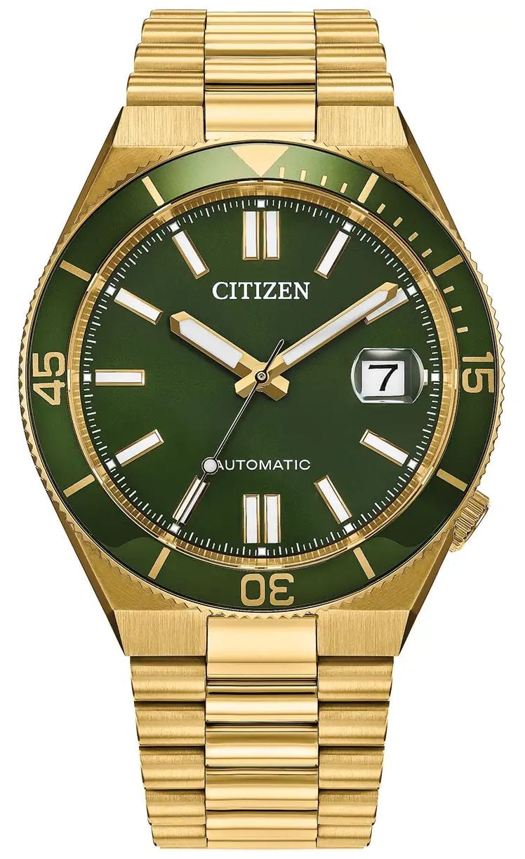 Citizen Tsuyosa Shore Automatic 40mm Rich Green Sunray Watch