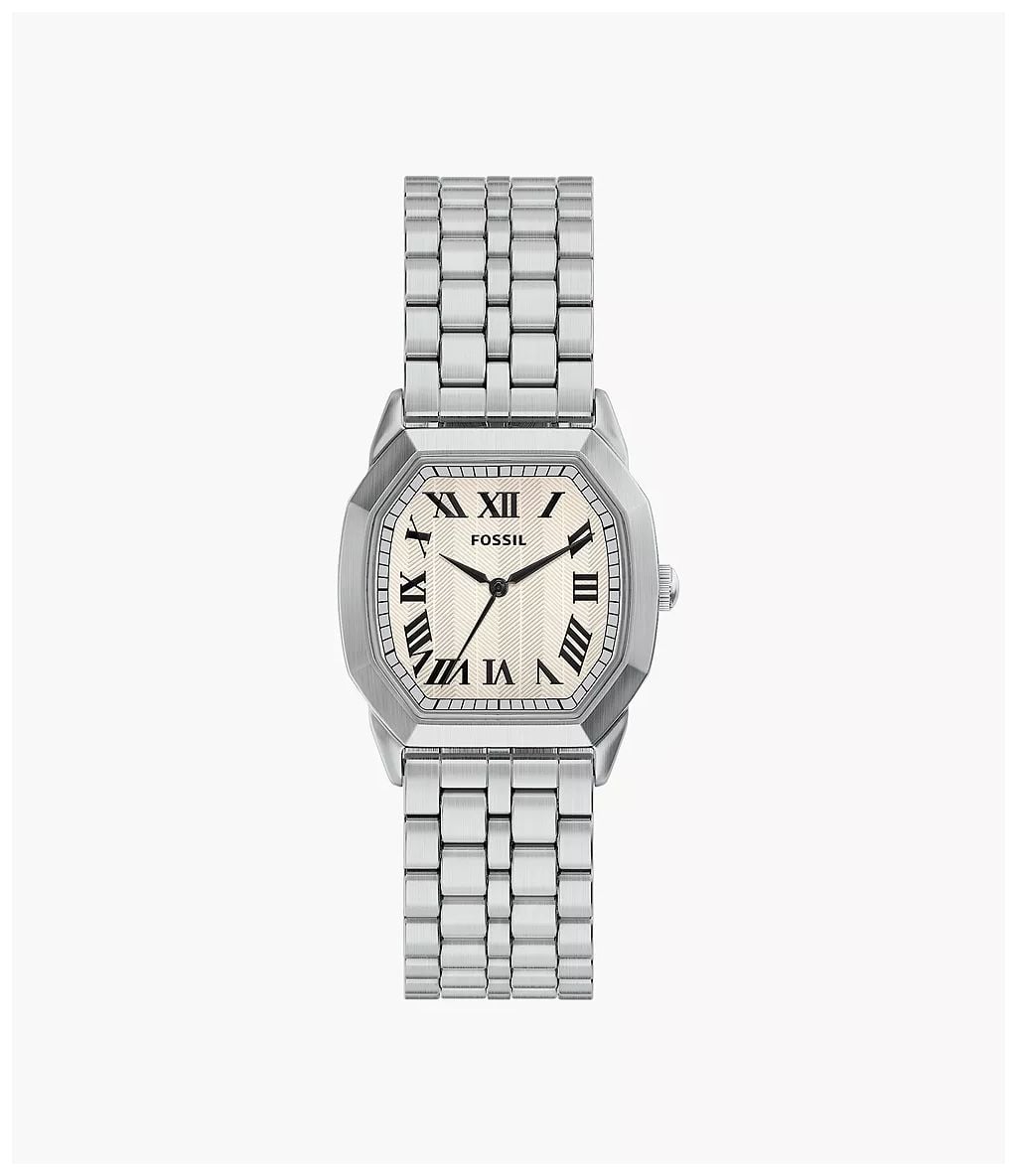 Fossil Harlow 33 mm trois aiguilles acier inoxydable FS6211 montre