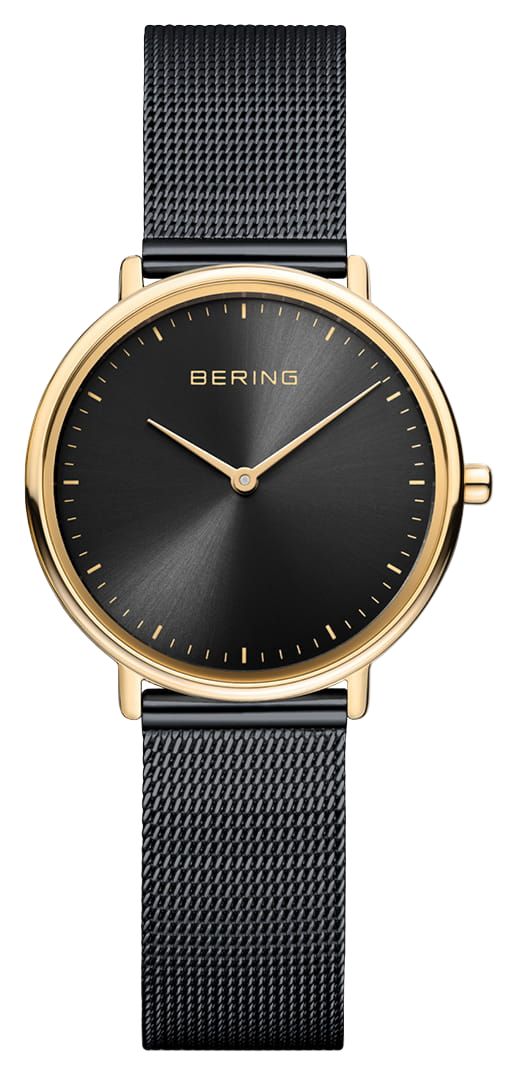 Bering Ã  quartz classique (29mm) cadran noir effet montre