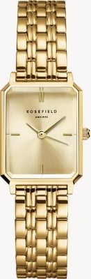 Rosefield Octagon XS (19,5 mm) champagnergoldenes Zifferblatt / vergoldetes Edelstahlarmband OCGSG-O82