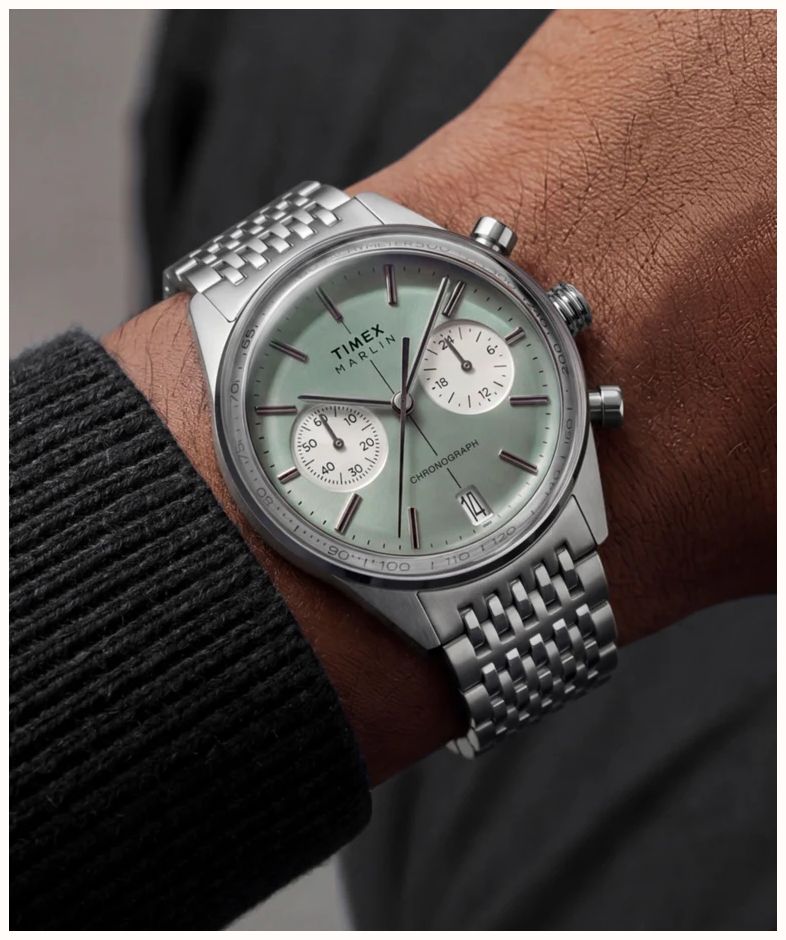 Timex Marlin Jet Chronograph 40mm Stainless Steel Bracelet TW2Y89800 - vista alternativa 6
