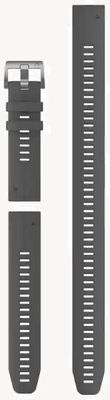 Garmin QuickFit® 22 Watch Strap Only - Slate Grey Silicone (3-piece Dive Set) 010-13113-00