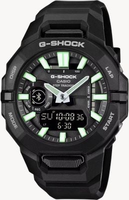 Casio G-SHOCK GBA-950 Series Step Tracker (43.9mm) Dark Blue Dial / Lime Green Resin Band GBA-950-9A3ER GBA-950-1AER