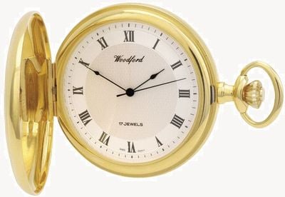 Woodford | voller Jäger | vergoldet | Taschenuhr | 1028