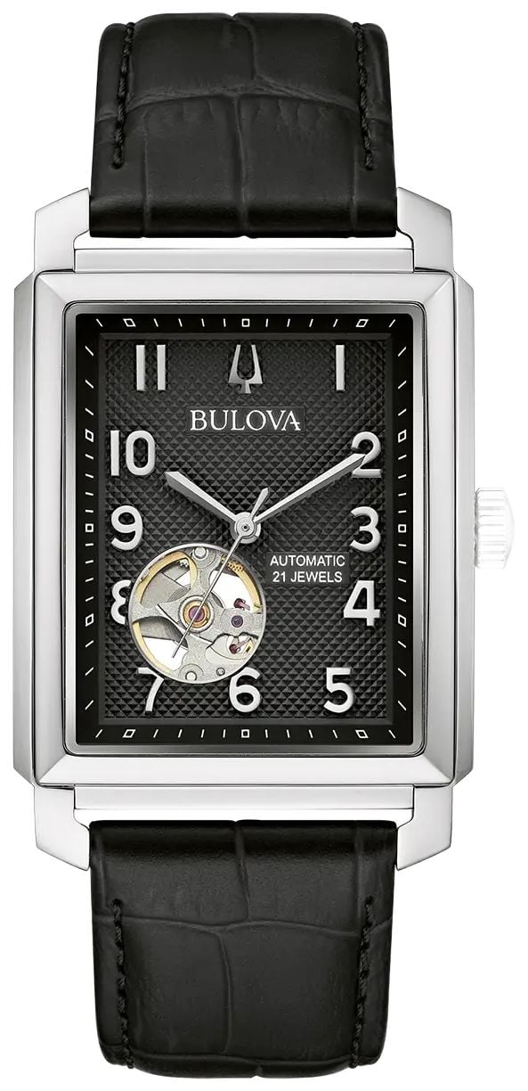 Bulova Sutton automatique (33mm) cadran noir texturÃ© / montre