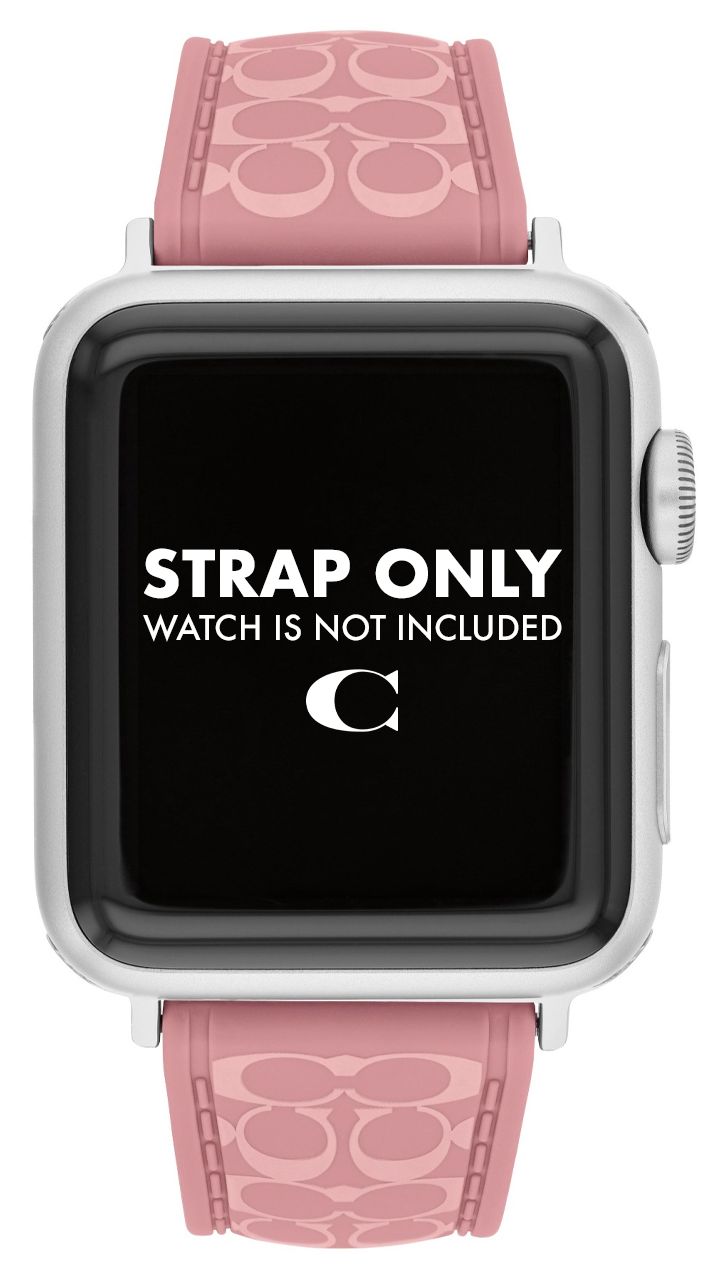 Coach Bracelet de Apple (38/40/41 mm) en silicone montre