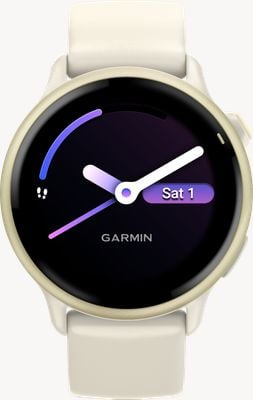 Garmin Vívoactive 6 AMOLED smartwatch GPS per salute e fitness - oro lunare con cinturino osseo 010-02985-01