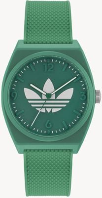 Adidas PROJECT TWO Green Dial Green Resin Strap AOST23050