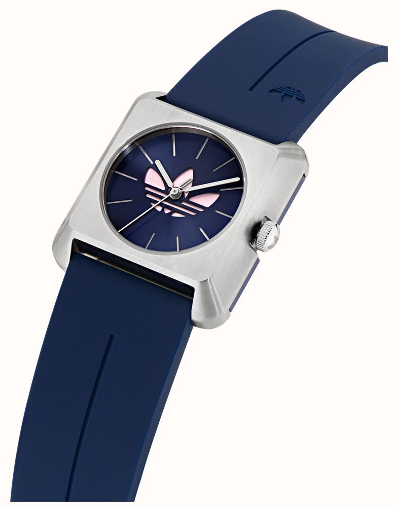 Adidas RETRO POP FOUR (31mm) Blue Dial / Blue Silicone Strap AOSY26502 - vista alternativa 2