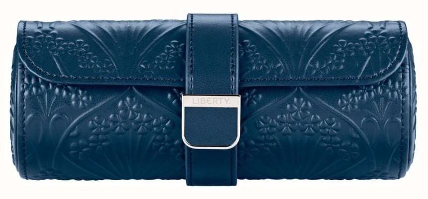 WOLF Liberty Triple Watch Roll - Navy 381517