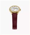Fossil Gilmore 28 mm Three-Hand Red Leather Fossil Watch ES5510 - alternate view 4