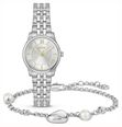 BOSS Graceful Mina Stainless Steel Silver Dial Watch And Bracelet Gift Set 1570210 - widok alternatywny 3