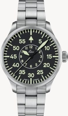 Laco Aachen Automatic (42mm) Black Dial / Stainless Steel Bracelet 861891.2