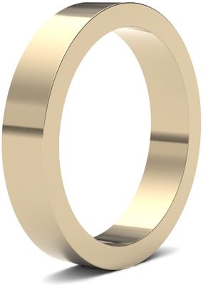 James Moore & Co | 18-karatowe żółte złoto | 4 mm | ciężki | rozmiar płaski | ag_4lhf-18y AG_4LHF-18Y