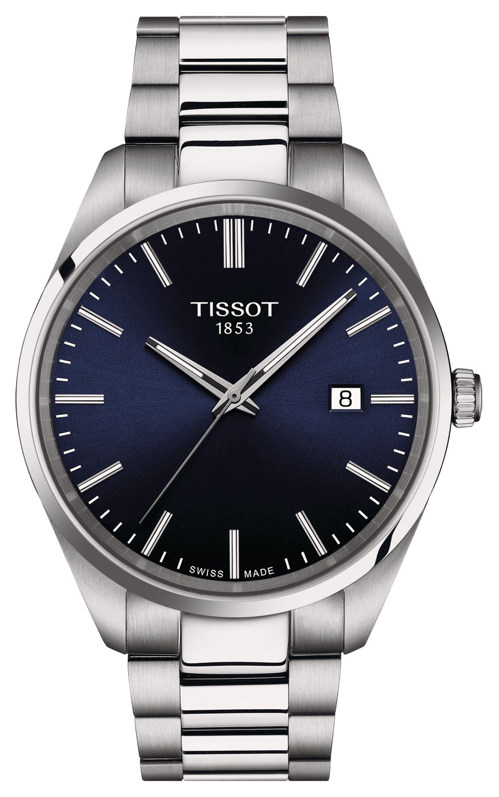 Tissot homme pr 100 (40 mm) cadran bleu / bracelet montre-image-128704