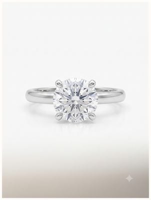 Platinum Diamond Set Soliare Ring 2.01ct J60035