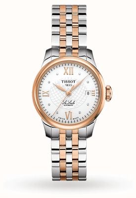 Tissot Femmes | le locle | automatique | acier rose bicolore T41218316